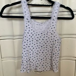 Brandy Melville Floral Tank Top